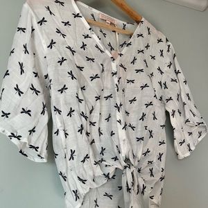 NWT Dragonfly Blouse